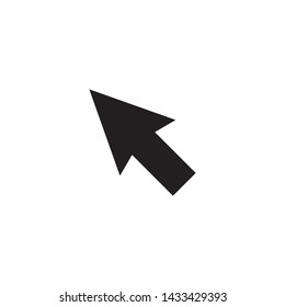 pointer arrow icon design template. Trendy style, vector eps 10
