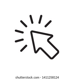 pointer arrow icon design vector template
