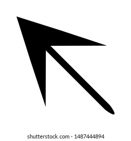 pointer arrow icon design vector template