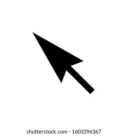 pointer arrow icon design vector template