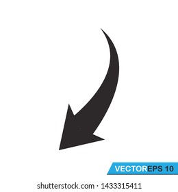 pointer, arrow icon vector design template