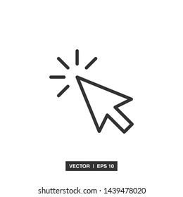 pointer arrow icon vector illustration