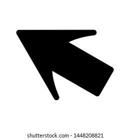 Pointer Arrow Icon Vector Illustration, simple icon vector