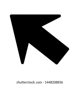 Pointer Arrow Icon Vector Illustration, simple icon vector
