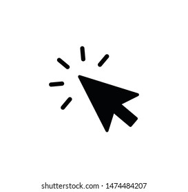 Pointer arrow icon vector illustration