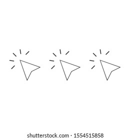 Pointer Arrow Icon Vector Illustration