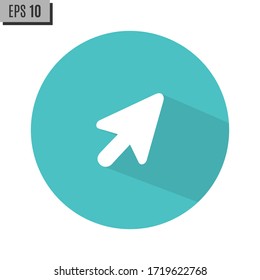 Pointer Arrow Icon Vector Logo Template Illustration Design. Vector EPS 10.