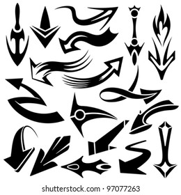 pointer arrows set