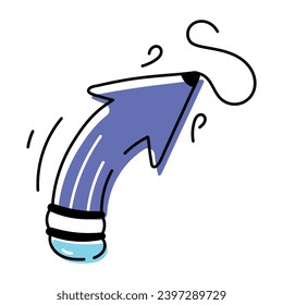 Pointer Buttons Hand Drawn Icon