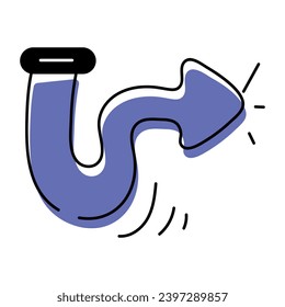 Pointer Buttons Hand Drawn Icon