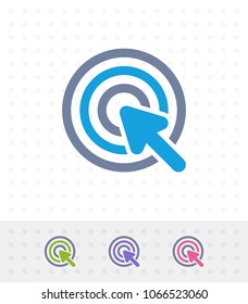 Pointer Click - Mix Icons. A professional, pixel-aligned icon.