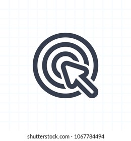 Pointer Click - String Icons. A professional, pixel-aligned icon.