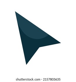 pointer cursor design over white