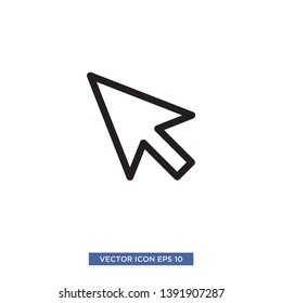 Pointer cursor icon vector illustration