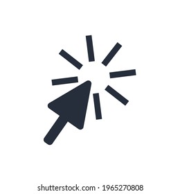 Pointer cursor icons vector ilustration. Computer web arrows mouse cursors and clicking line pointer cursor selecting. Pointer  and arrow vector isolated icons.