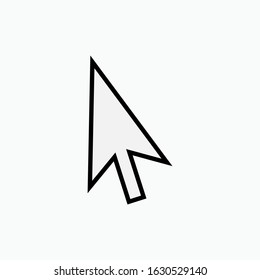 Pointer Cursor Icons. Web Arrows Cursor, Mouse Clicking and Grab Hand Pixel Icon. Computer Pointers, Internet Cursor Click. Vector Isolated Symbols.