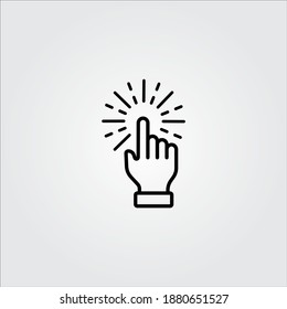 
Pointer cursor mouse icon logo
