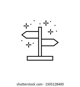 Pointer, direction icon. Element of geography icon