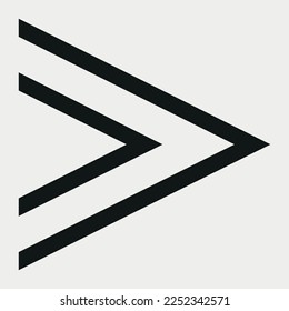 Pointer Directional Arrow Symbol Vector illustration