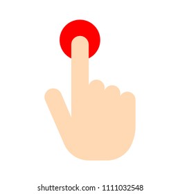 Pointer Finger Icon - Vector Hand Cursor