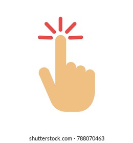 Pointer Finger Icon - Vector Hand Cursor