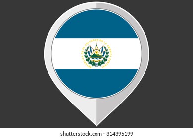 A Pointer with the flag of El Salvador