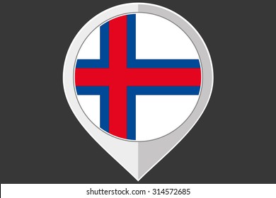 A Pointer with the flag of Faroe Islands