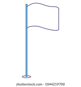 pointer flag isolated icon