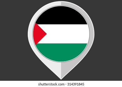A Pointer with the flag of Palestine