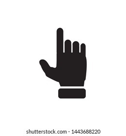 pointer gesture finger icon template