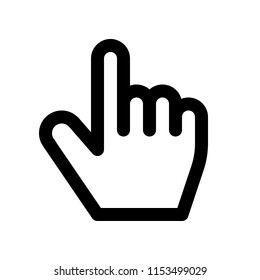 pointer hand gesture