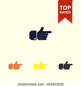 pointer hand icon