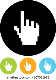 Pointer hand - Vector icon isolated