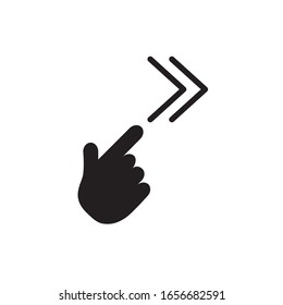 Pointer icon best design template