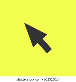 Pointer icon flat. 