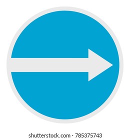 Pointer icon. Flat illustration of pointer vector icon for web.