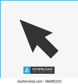 pointer icon illustration isolated vector sign symbol