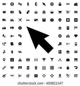 Pointer icon illustration isolated vector sign symbol. e-commerce icons vector set.