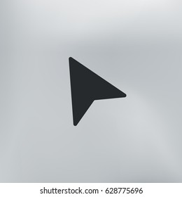 pointer icon illustration isolated vector sign symbol