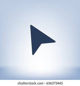 pointer icon illustration isolated vector sign symbol