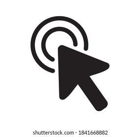 Pointer Icon Illustration, Vector Design