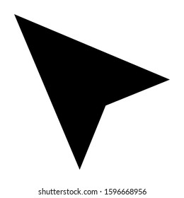 pointer icon isolated sign symbol vector illustration - high quality black style vector icons
