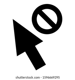 pointer icon isolated sign symbol vector illustration - high quality black style vector icons
