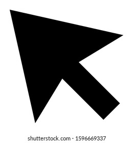 pointer icon isolated sign symbol vector illustration - high quality black style vector icons
