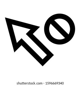 pointer icon isolated sign symbol vector illustration - high quality black style vector icons
