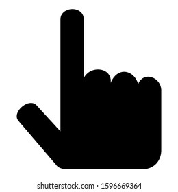 pointer icon isolated sign symbol vector illustration - high quality black style vector icons

