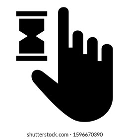 pointer icon isolated sign symbol vector illustration - high quality black style vector icons
