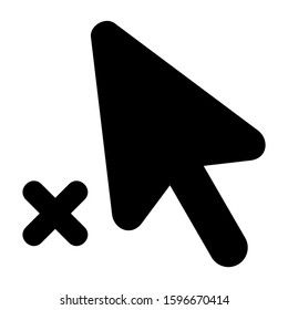 pointer icon isolated sign symbol vector illustration - high quality black style vector icons
