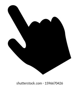 pointer icon isolated sign symbol vector illustration - high quality black style vector icons
