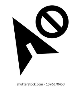 pointer icon isolated sign symbol vector illustration - high quality black style vector icons

